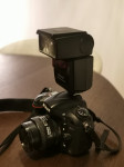 Nikon D600 + Nikon 50mm 1.4 + Flash SB600