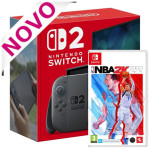 Nintendo Switch 2 in NBA 2K22 ( Luka Dončić na platnici igre)