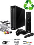 Obnovljen Nintendo Wii črne barve + 2 leti garancije