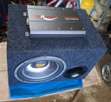 AudioSystem Subwoofer 12" + Ojačevalec Renegade 4CH