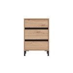 OMARICA NOČNA MARRON NO3F 11014713 ARTISAN HRAST / ČRNA