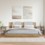 vidaXL Nočna omarica 2 kosa artisan hrast 50x30x51,5 cm inženirski les