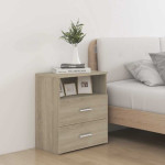 vidaXL Nočne omarice 2 kosa sonoma hrast 50x32x60 cm