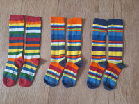 "Socks 4 fun" dokolenke (nenošene)+ Nike nogav. v št.19-22. 15€ s ptt.