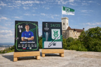 NK Olimpija podpisana kartica Matevž Vidovšek konferenčna liga 24/25