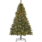 Umetna jelka Tramso z LED-razsvetljavo 240 cm Ø 137 cm zelena