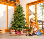 Umetno božično drevo - videz smreke - 180 cm/210 cm - Z DOSTAVO