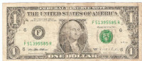 BANKOVEC  1 dollar reklamni