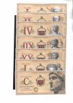 Prodam fantazijske bankovce z liki rimskih cesarjev.