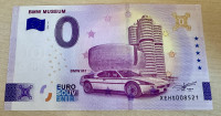 Spominski bankovec 0 € - BMW muzej