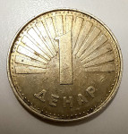 1 Denar - kovanec (Makedonija)