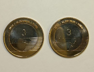3 evro Slovenija 2023 UNC