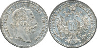 Austrija 10 Kreuzer 1872 Franz Joseph I UNC