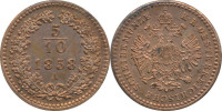 Austrija 5/10 kreuzer 1858 A Franz Joseph ST