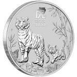 Avstralija PM 2 oz sreb. Lunar 3 Tiger 2022 (trezor)