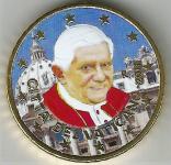 barvni 0,50€ VATIKAN 2011 papež Benedikt
