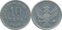 Črna gora - Montenegro 10 Para 1906 Nikola I
