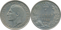 Jugoslavia 1925 (P) 1 Dinar 1925 Alexander I. BUNC