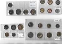 Kompletne serije UNC kovancev raznih držav prodam