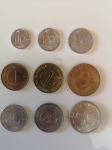 Set 9.slovenskih tolarskih kovancev