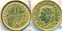 USA 1 Dollar 1851