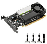 PNY NVIDIA T400 grafična kartica, 4GB GDDR6, PCIe 3.0 x16, 3x mDP-DP,