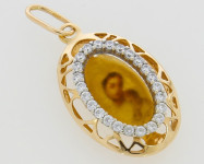 Čudovit zlat obesek. 585