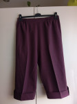 NOVE VINSKO RDEČE ELGANTNE 3/4 HLAČE XL/XXL