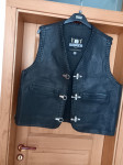 USNJEN   BREZROKAVNIK  - GOV.USNJE ŠT. 3XL - PRODAM ZA 85€