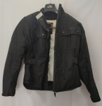 O.J. zimska motoristična jakna (črna) + ščitnik za hrbet