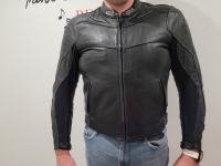 motoritična usnjena jakna IXS s ščitniki (velikost 54, L / XL)