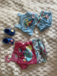 Baby born poletna oblačila in Crocsi kot novo