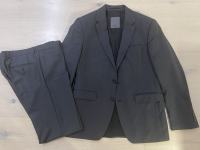 Moška obleka temno siva s.Oliver Premium, Slim fit, št. 50 (M)