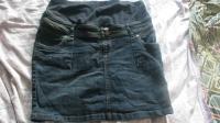 Nosečniško jeans kratko krilo, YESSICA, VEL 40-42