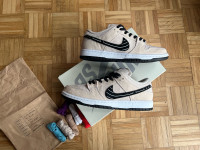 Nike sb dunk low qs albino & preto OG