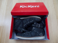 KICKERS usnjeni gležnarji (parkrat obuti), št. 37
