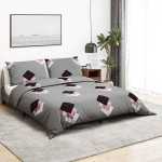 vidaXL Komplet prevleke za odejo večbarvna 240x220 cm bombaž