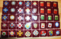 Gasilske medalje, priponke, značke