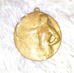 Kraljevina Jugoslavija shs športna medalja 1928 40mm