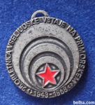 Medalja 25 let vseljudske vstaje na Primorskem 15.9.1968