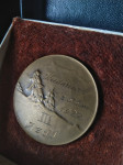 1927 medalja plaketa JZSS Jugoslovanski zimski športni savez Kredarica
