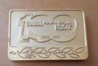 Plaketa INA Rafinerija Rijeka 100 let