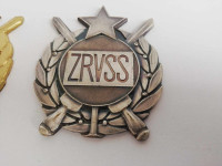 Plaketa medalja ZRVSS zlata bronasta in srebrna