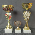 Pokal / pokali - komplet 10 kom. (badminton, squash)