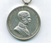 Srebrna medalja za hrabrost Franz Joseph Avstrija - der Tapferkeit