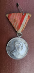 Velika srebrna medalja za hrabrost (AO, Franc Jožef, 40mm)  Prodam odl