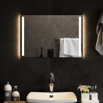 vidaXL LED kopalniško ogledalo 60x40 cm