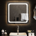 vidaXL LED kopalniško ogledalo 60x60 cm