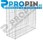 Mrežna košara, ograja za kamne Gabion - 100x80x30cm