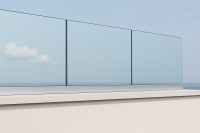 Steklena ograja 20m komplet